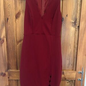 Lulu's Burgundy Dress